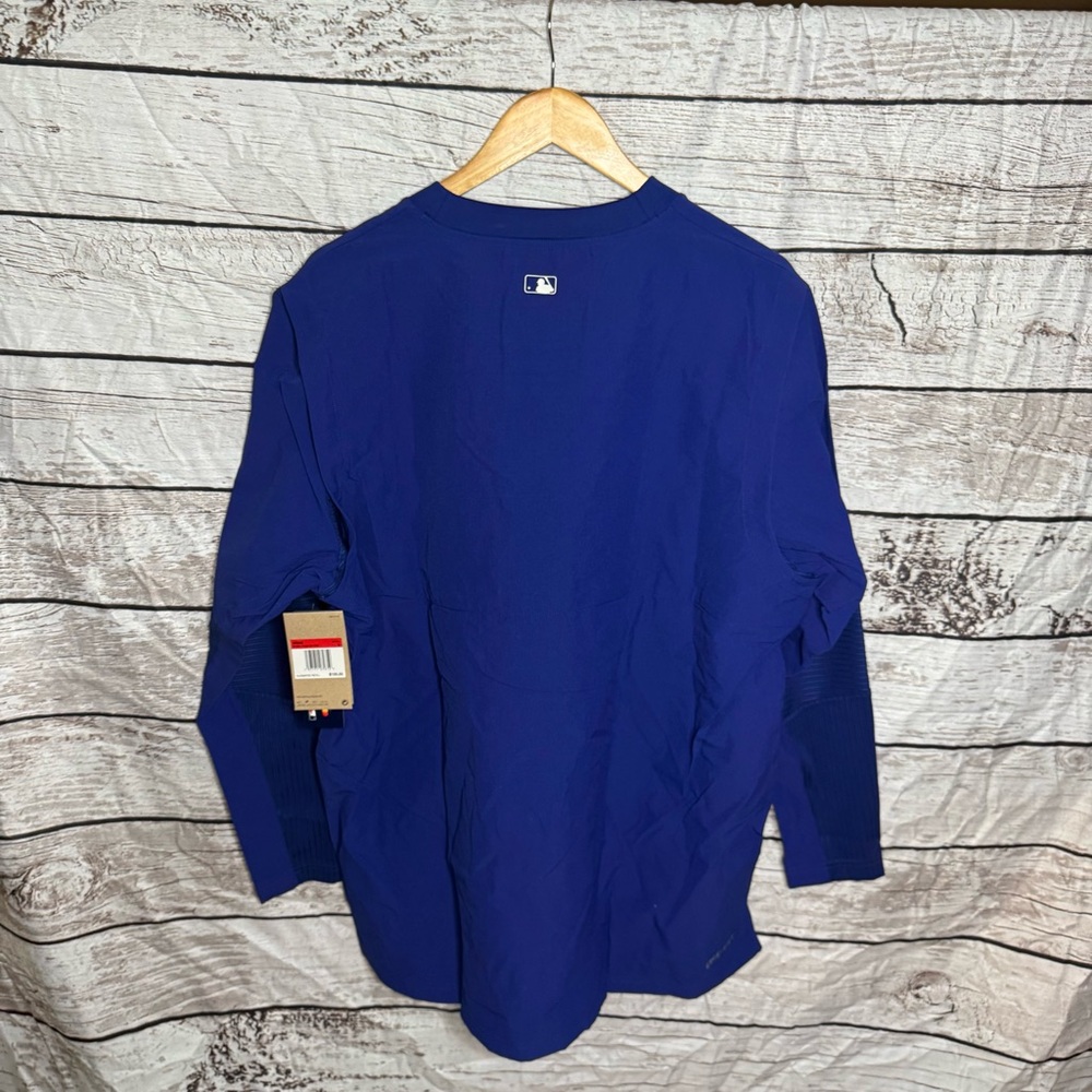 Nike Mens Los Angeles Dodgers Long Sleeve Pull Over Size L NWT - Picture 2 of 4